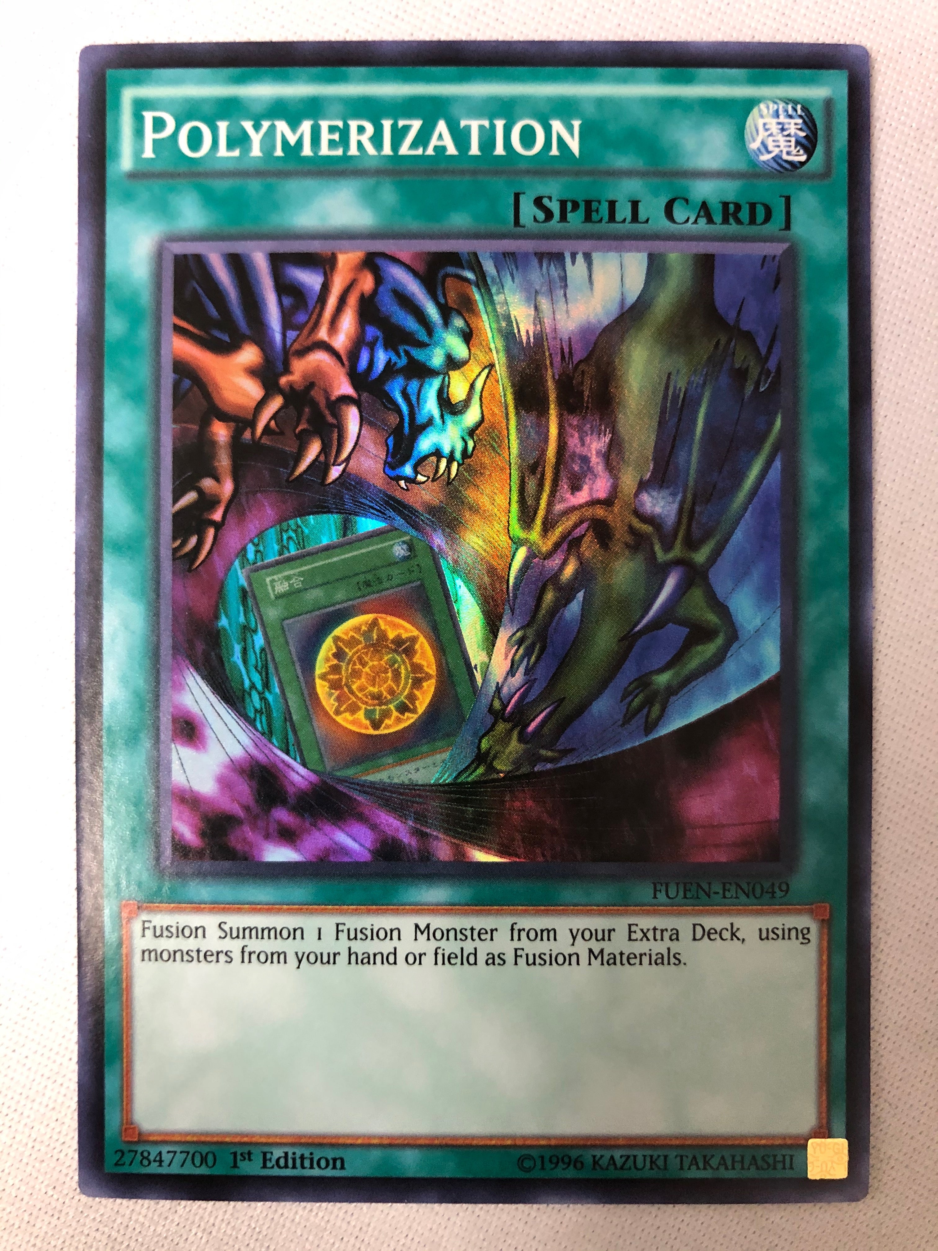 Yugioh Polymerization FUEN-EN049 Super Rare 1st Edition NM