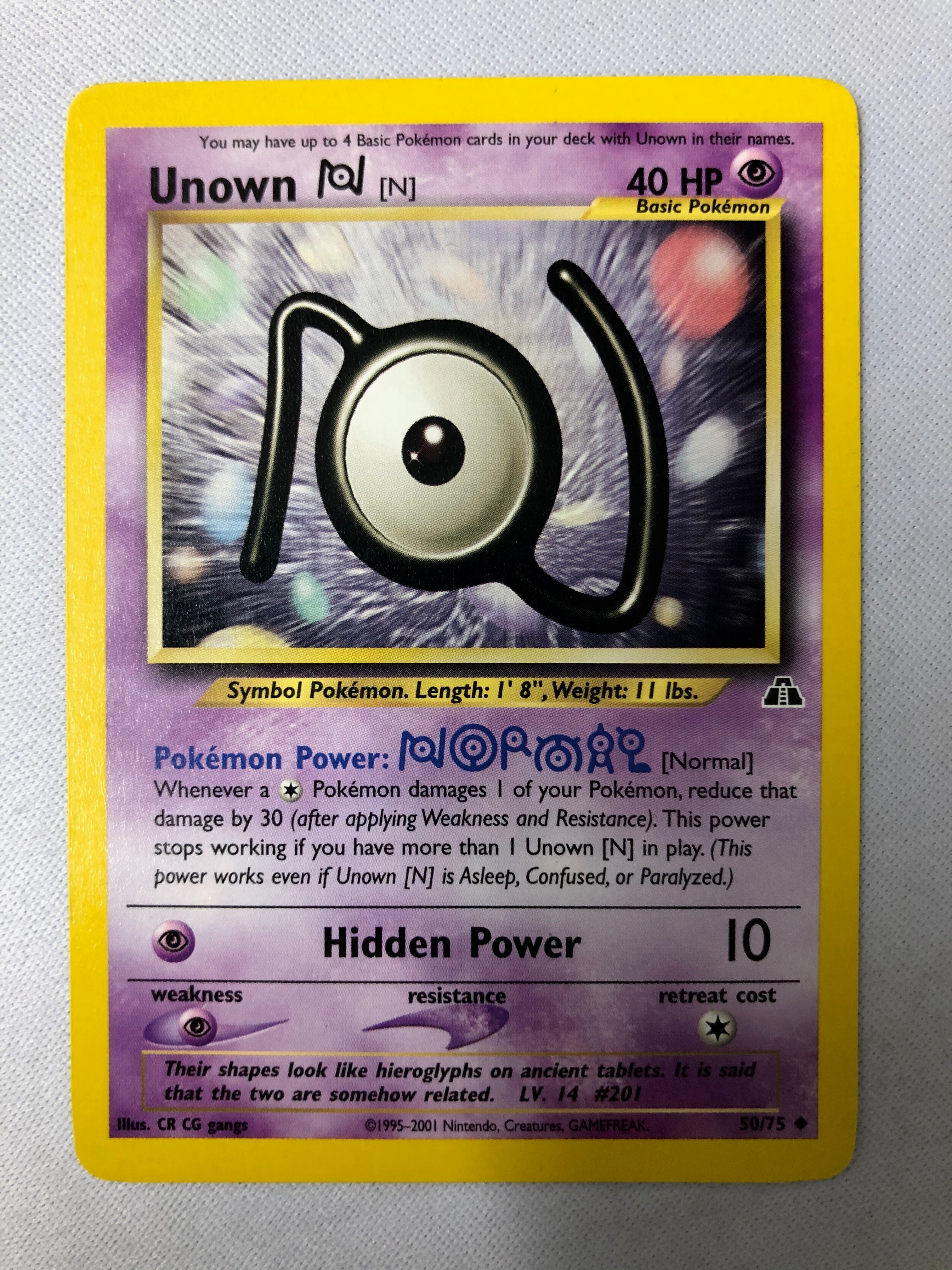 Unown I - Neo Discovery Unlimited - Pokemon