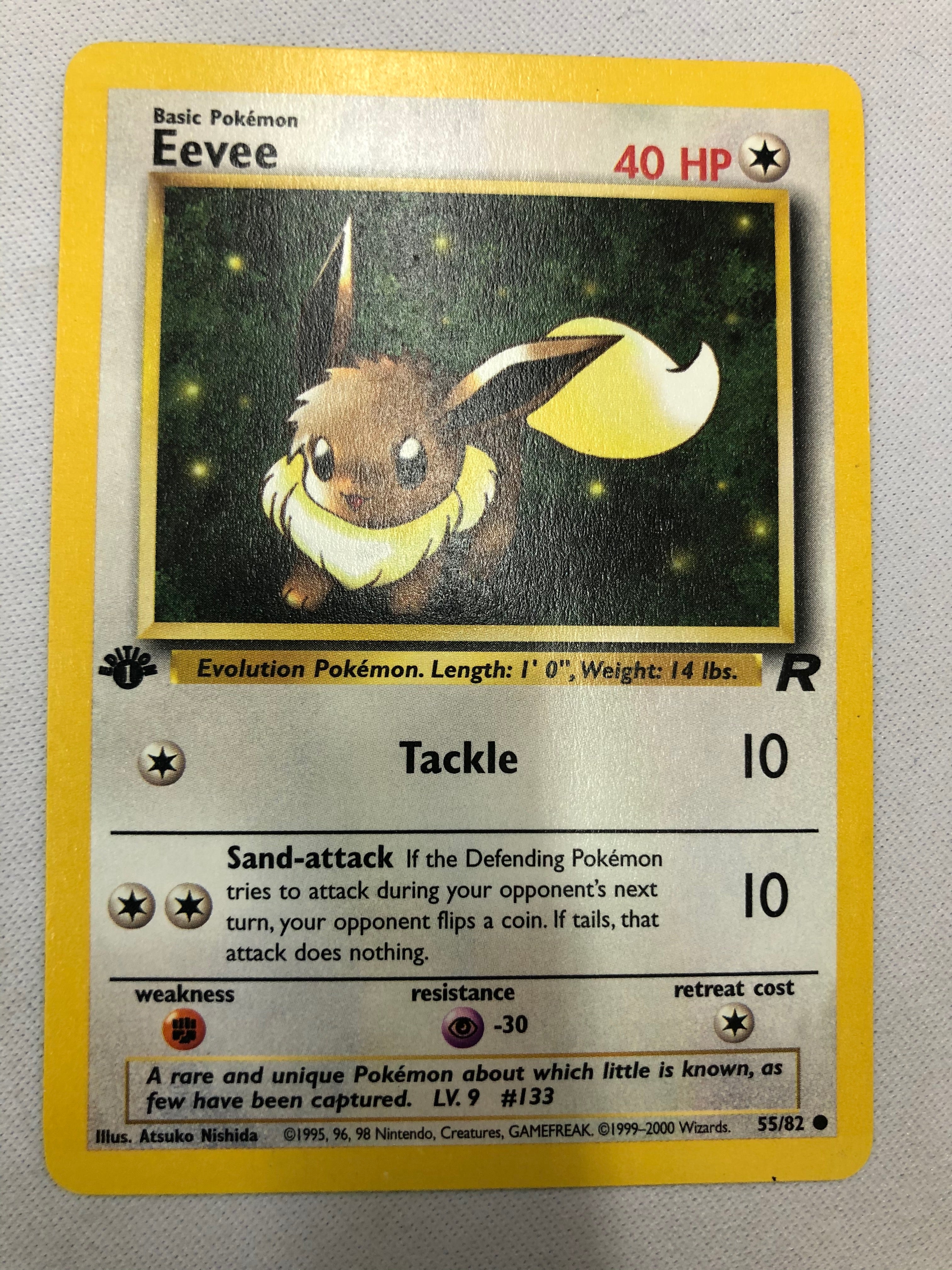 Eevee - Team Rocket Pokémon card 55/82