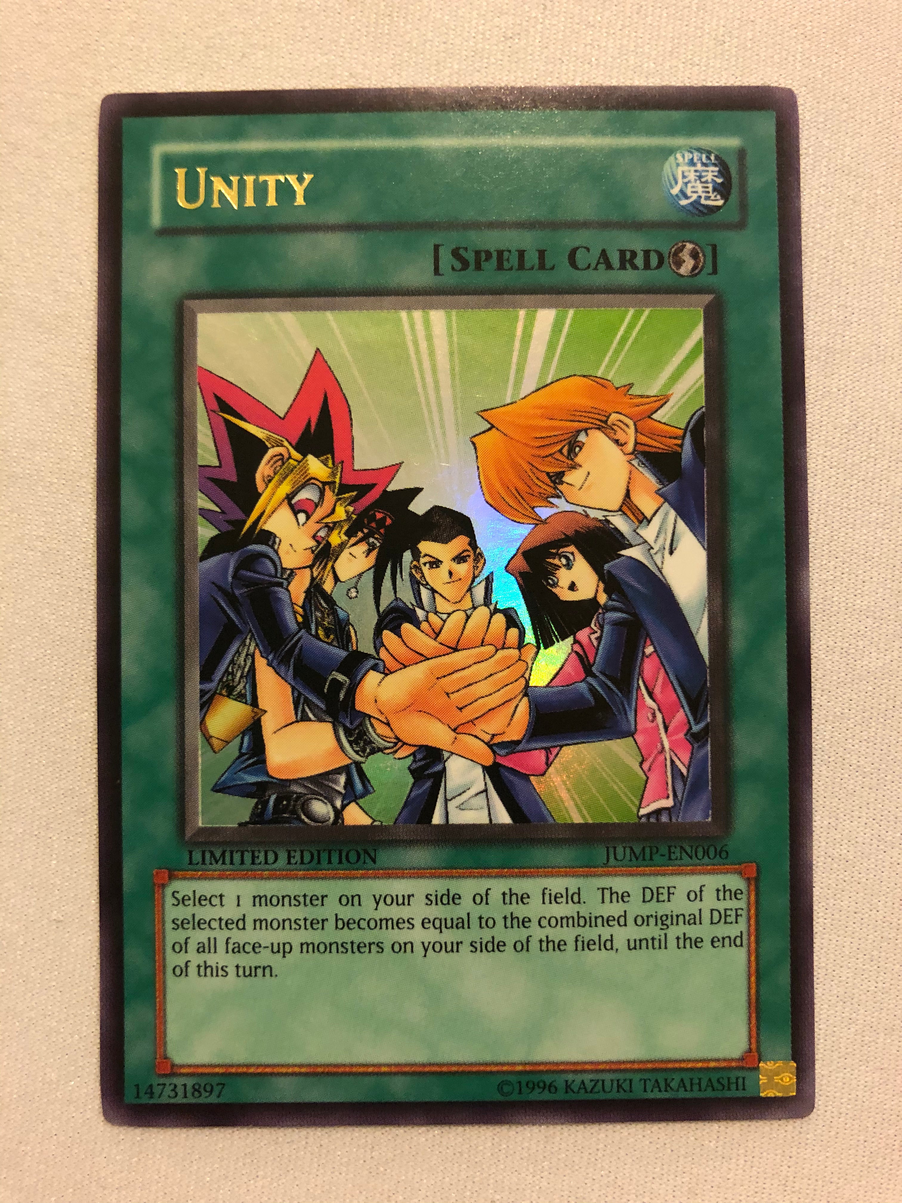 Yugioh Unity JUMP-EN006 Limited Edition Ultra Rare Near Mint