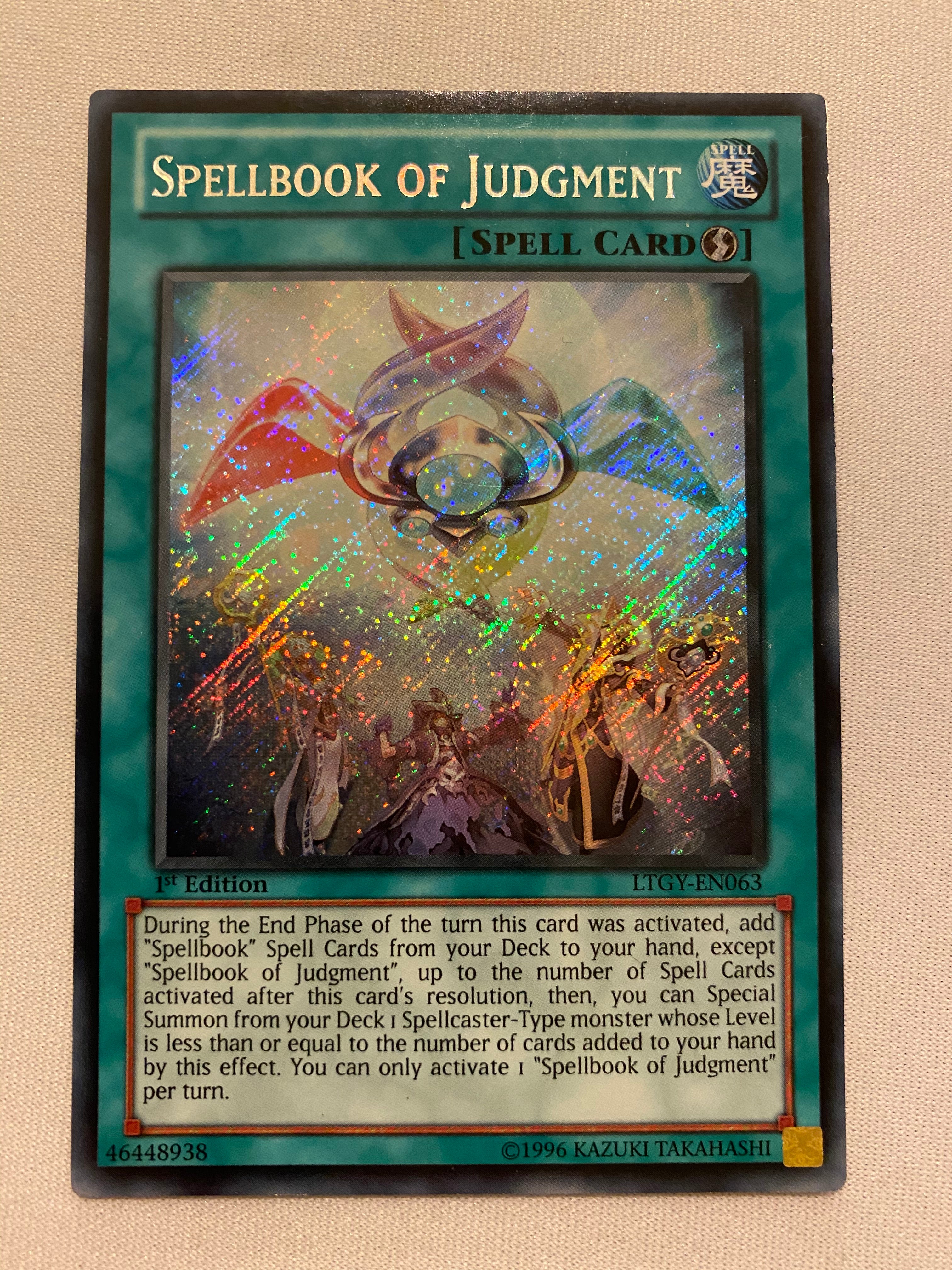 Yugioh Spellbook of Judgement LTGY-EN063 Secret Rare 1st Edition NM