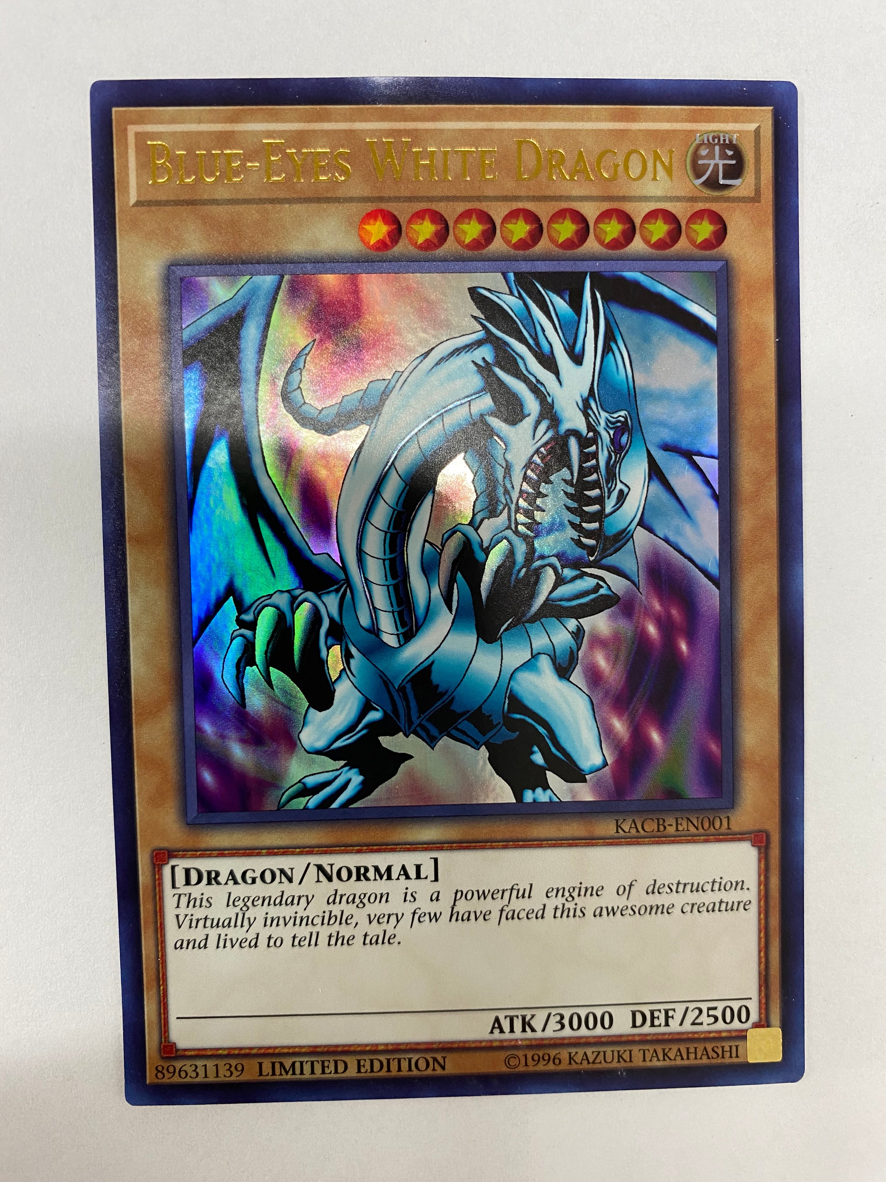 Yugioh Blue-Eyes White Dragon KACB-EN001 Ultra Rare Limited Edition NM