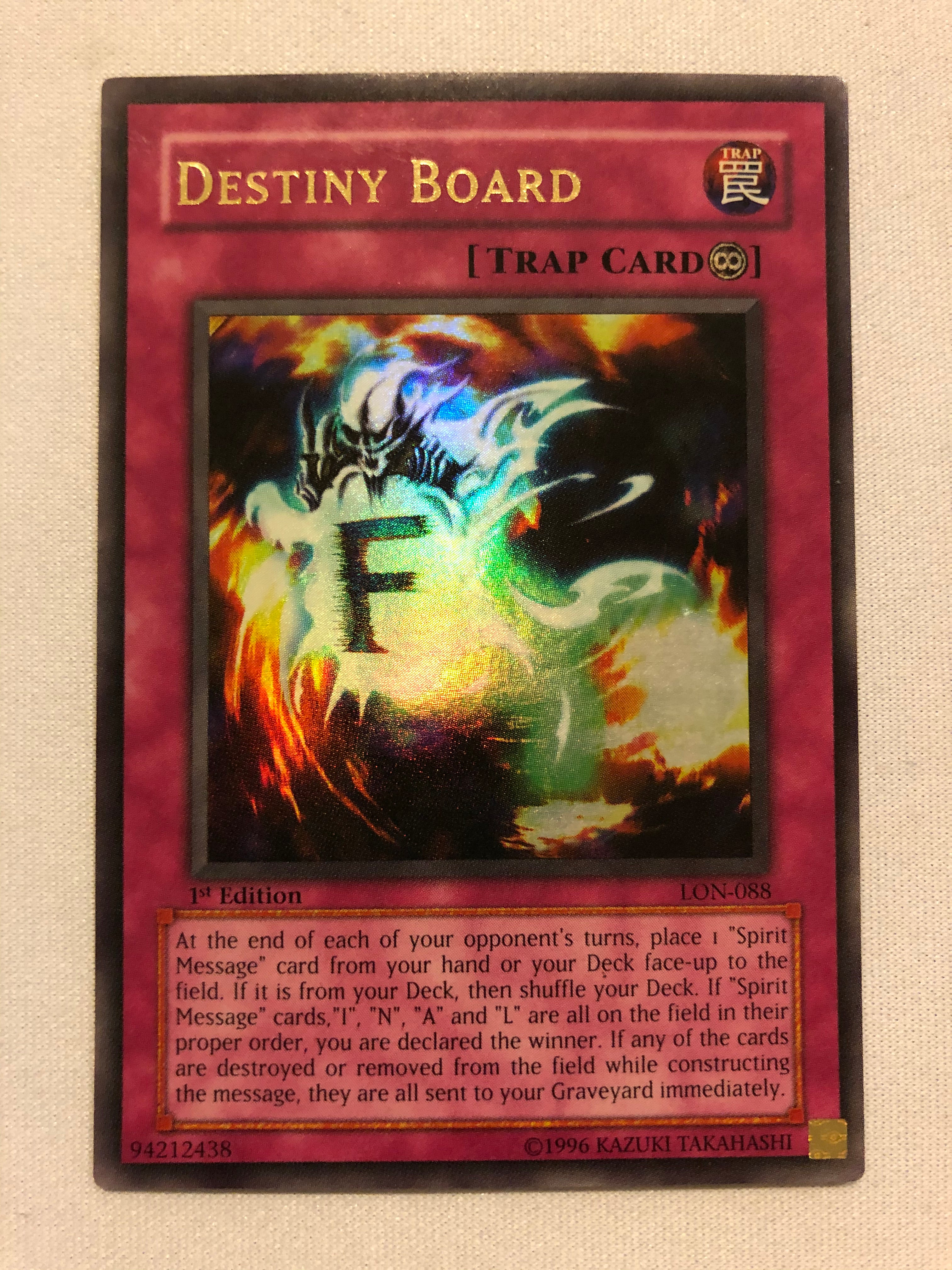 Yugioh Destiny Board LON-088 Ultra Rare 1st Edition Near Mint