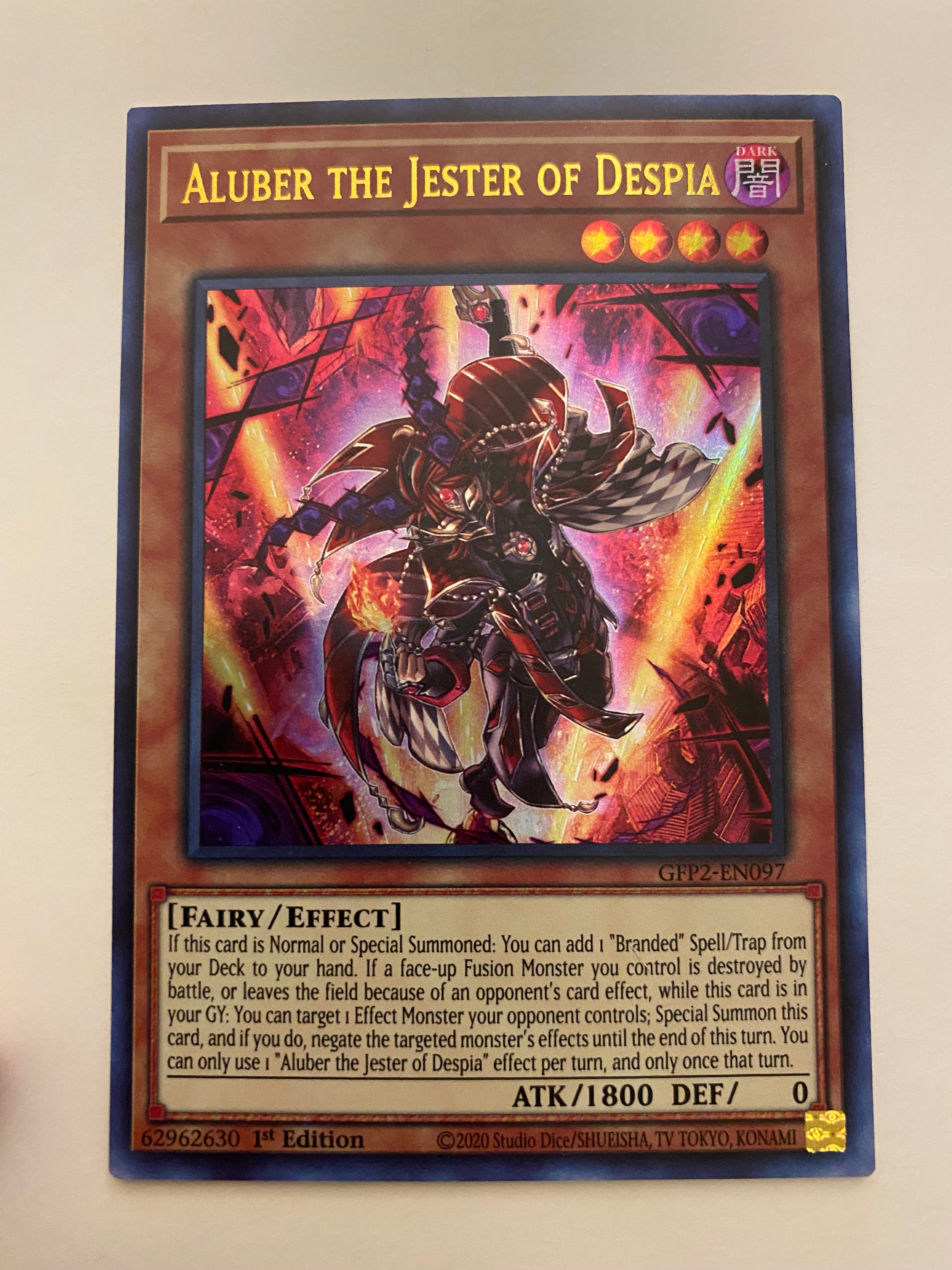 Yugioh Aluber the Jester of Despia GFP2-EN097 Ultra Rare 1st Edition N