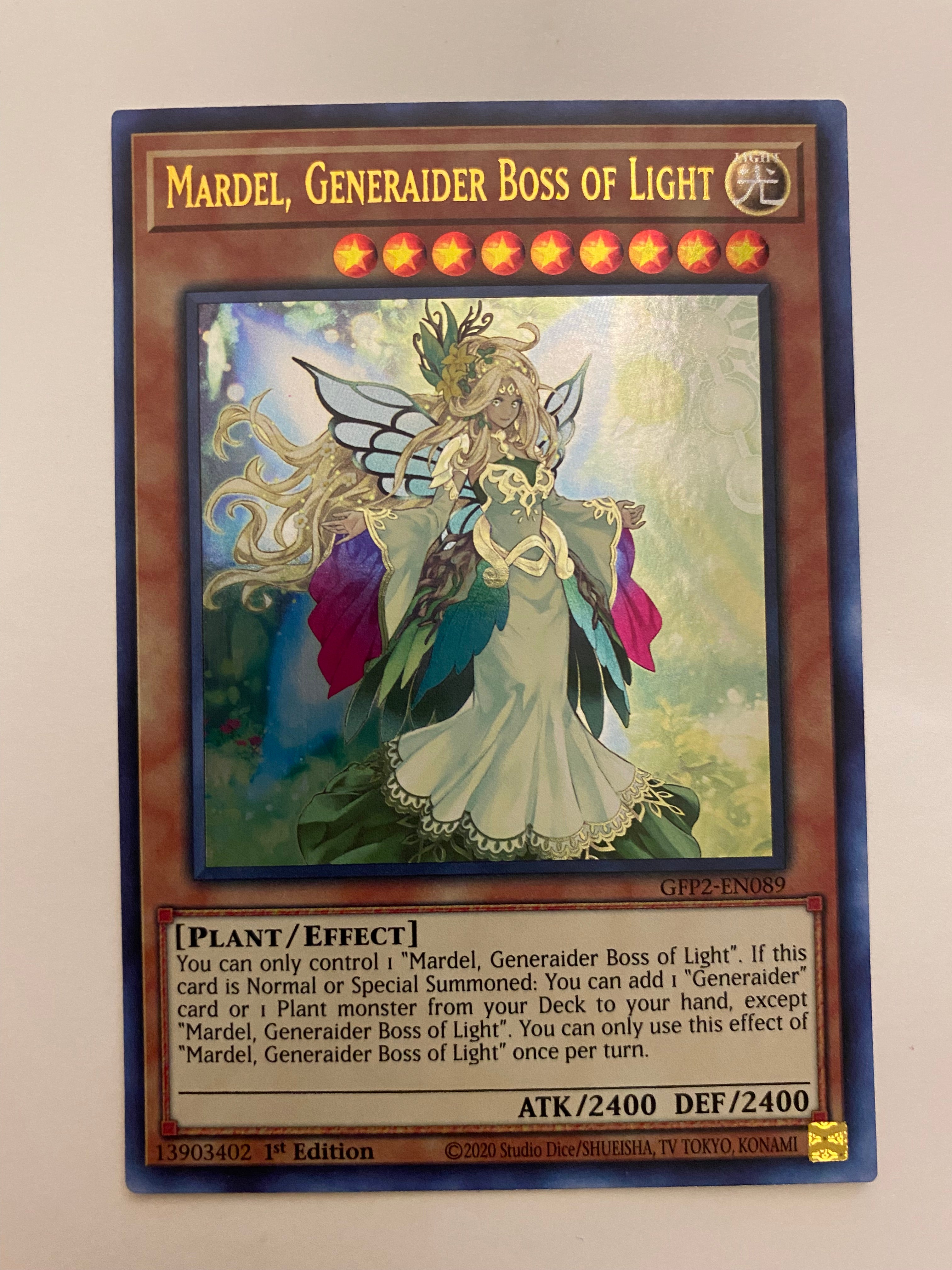 Yugioh Mardel Generaider Boss of Light GFP2-EN089 Ultra Rare 1st Editi