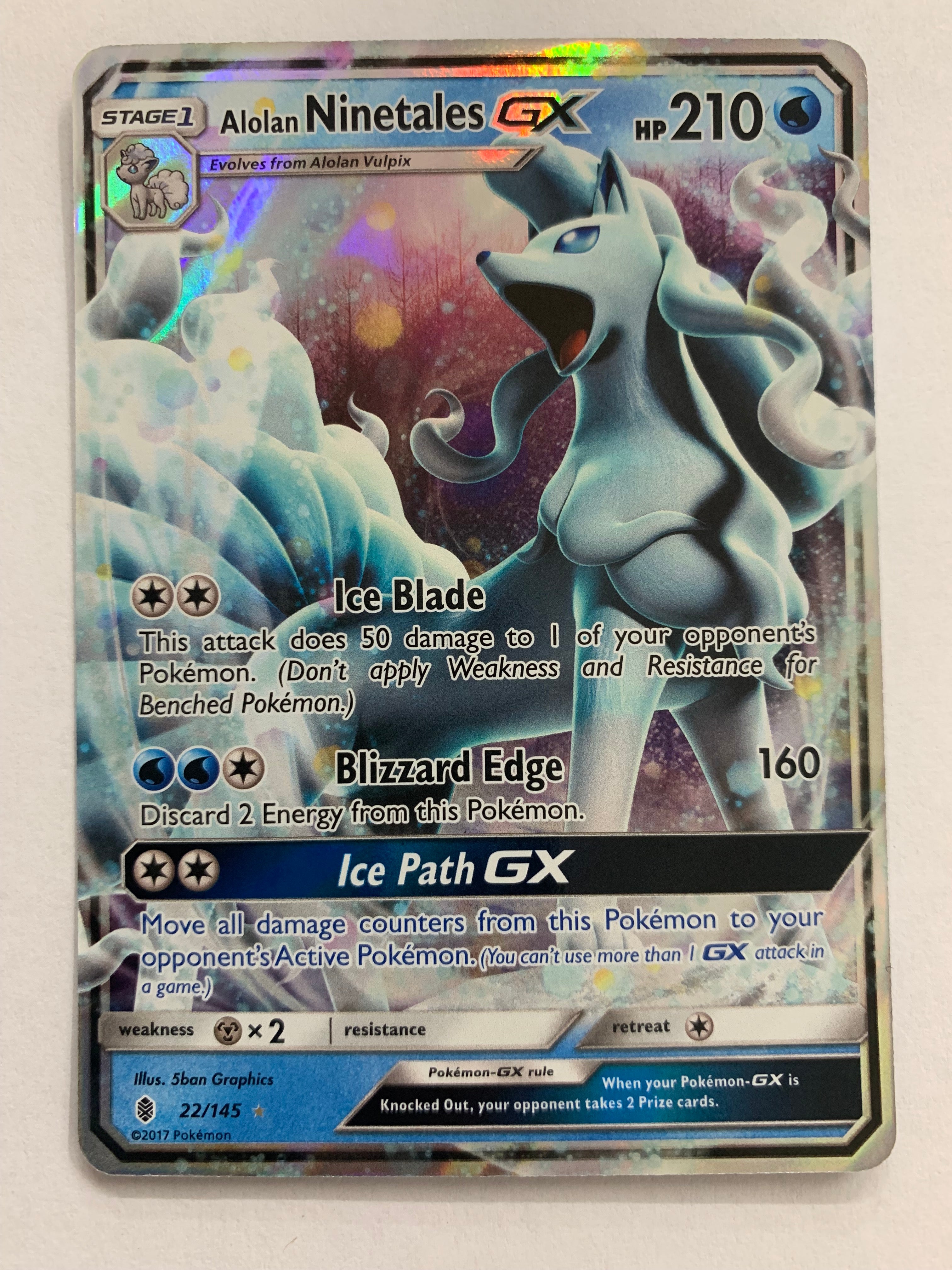 Alolan Ninetales GX - PTCGL Pokemon Codes