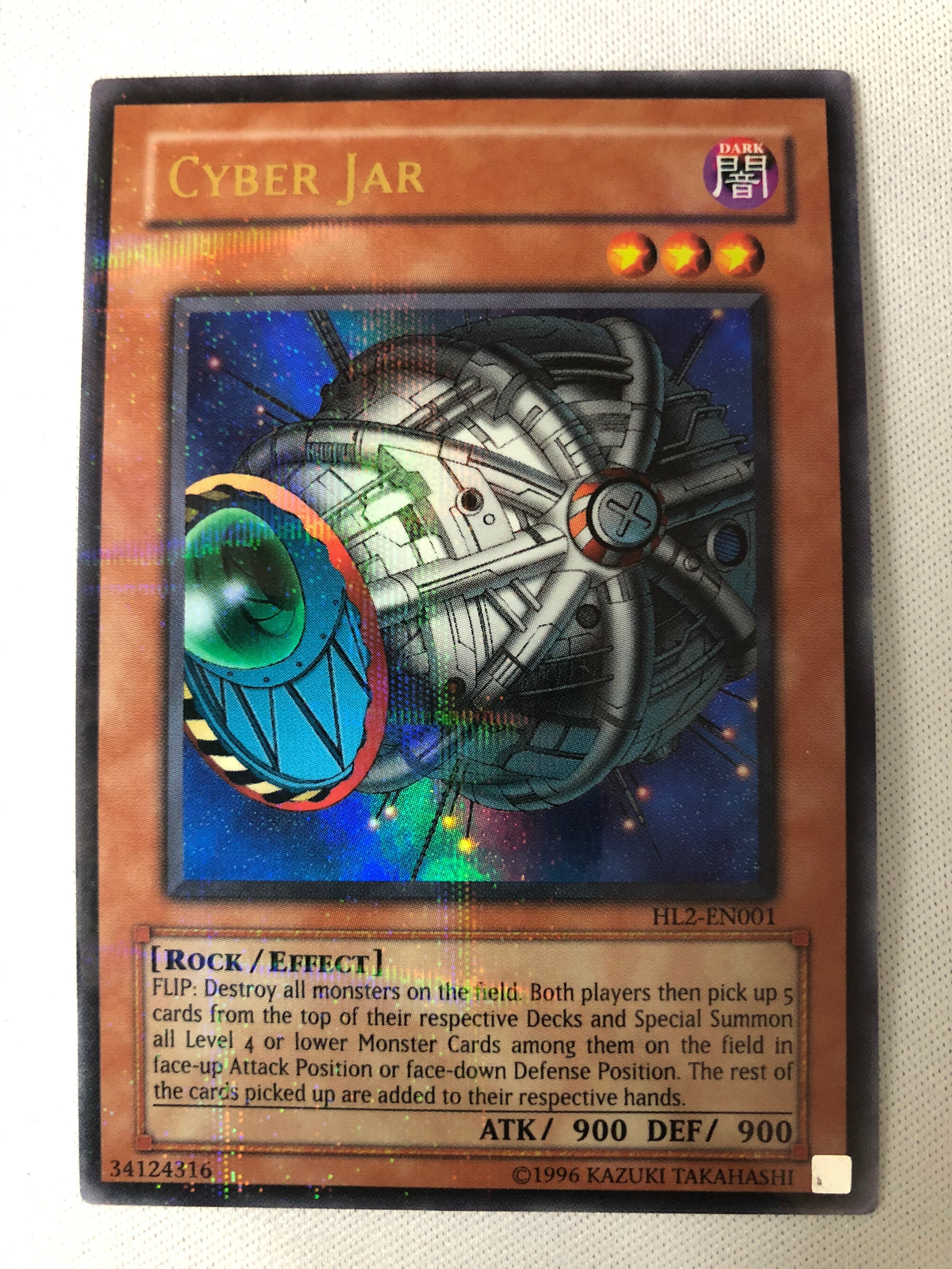 Cyber Jar PARALLEL RARE English Yu-Gi-Oh TCG HL2-EN001 海外 即決-