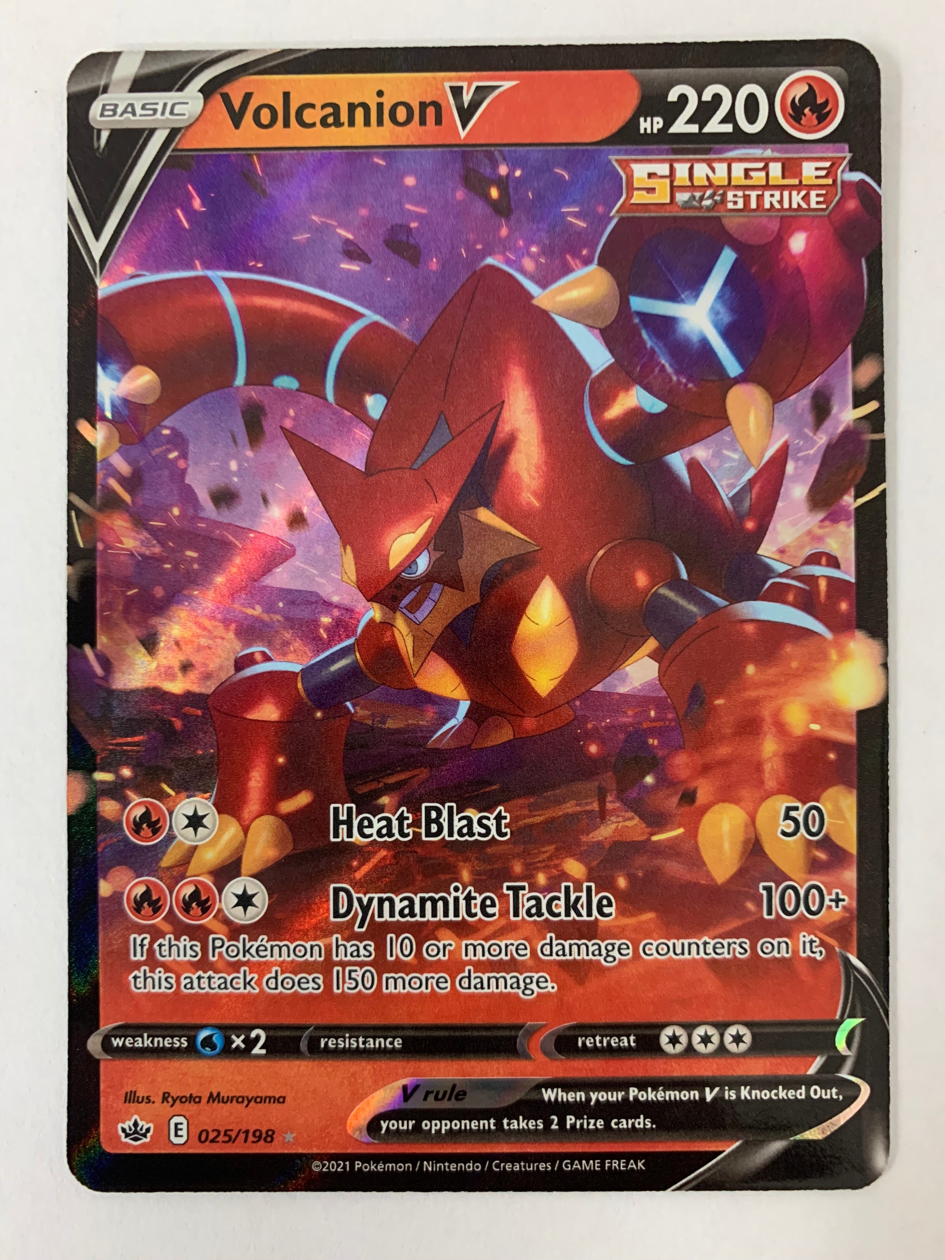 Volcanion V 025/198 Chilling Reign Ultra Rare Near Mint