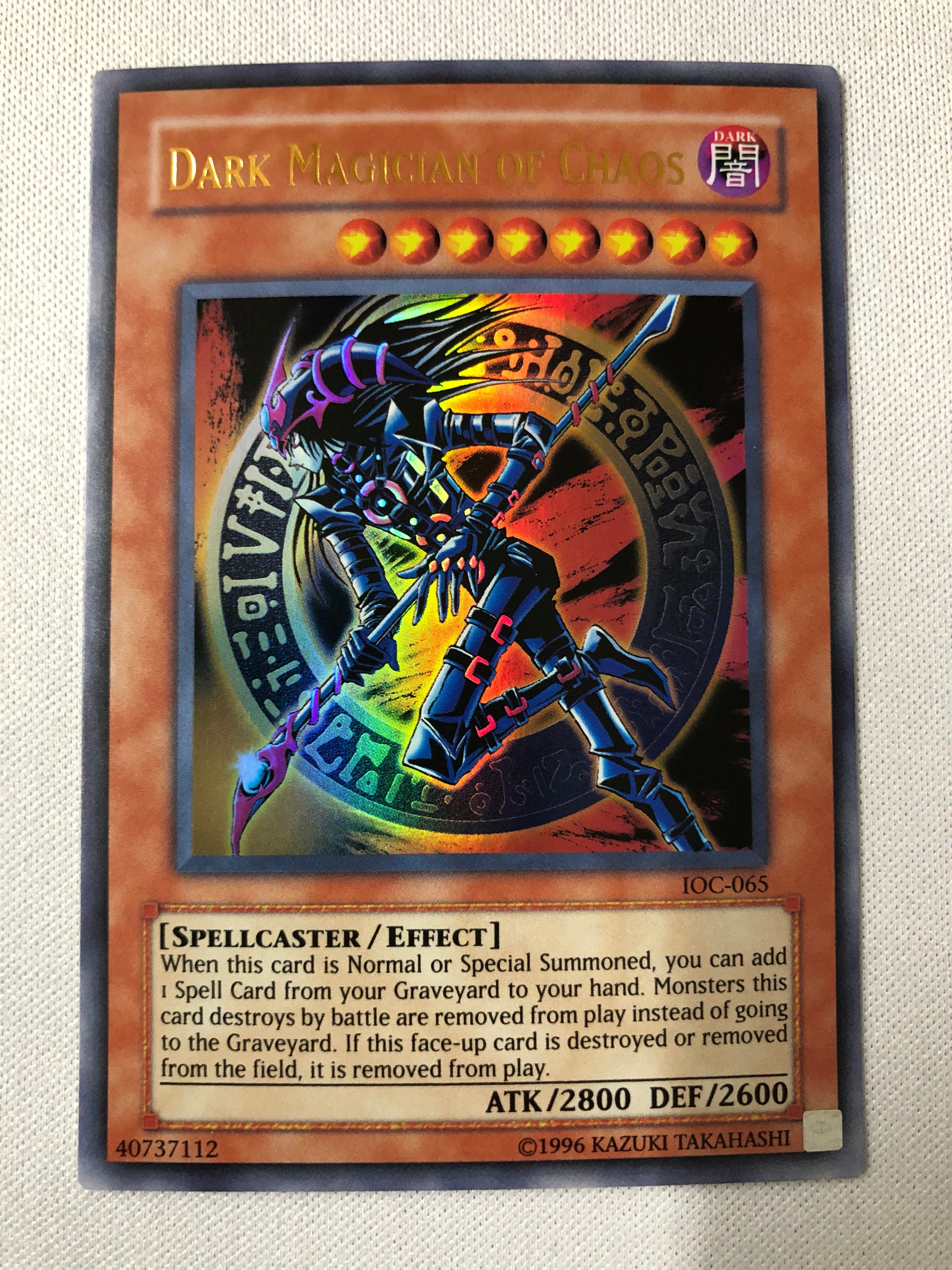 Yugioh Dark Magician of Chaos IOC-065 Unlimited Edition Ultra Rare Nea