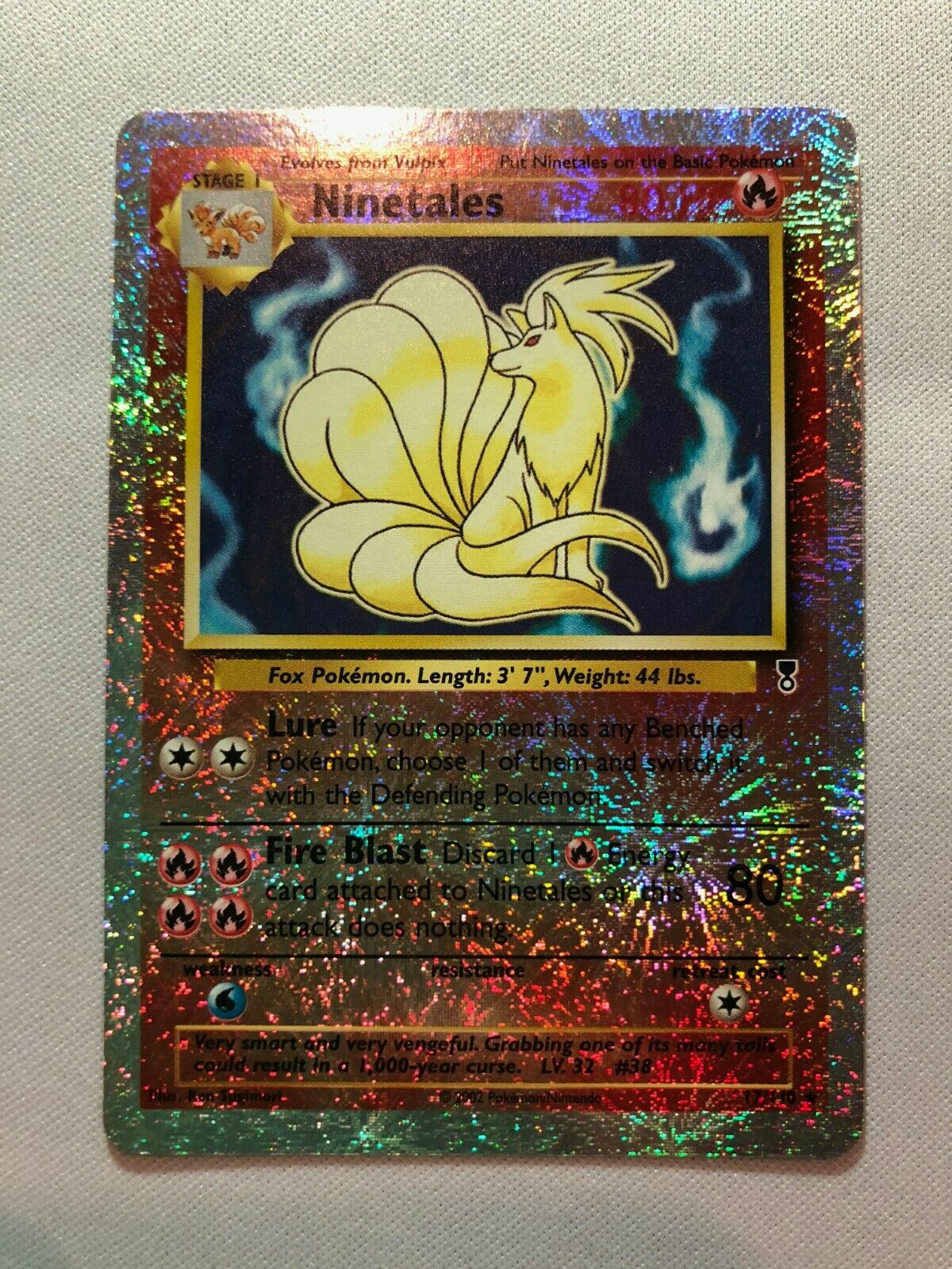 Pokémon Legendary Collection orders Ninetales Reverse Holo