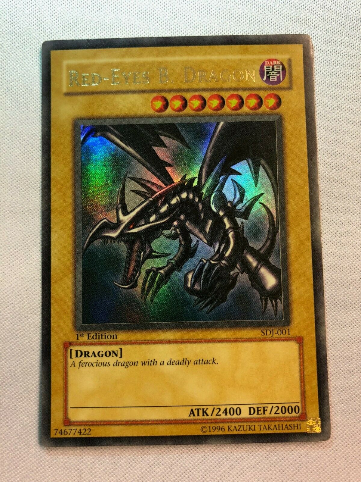 YuGiOh SDJ-001 Red-Eyes Black Dragon Ultra store Rare