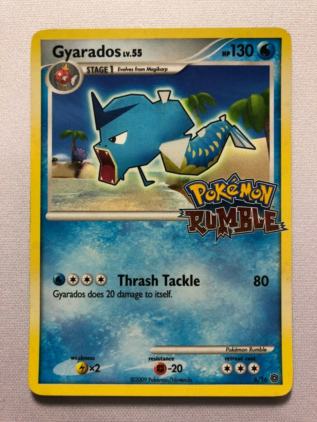 Gyarados 6/16 rumble pokemon outlets card