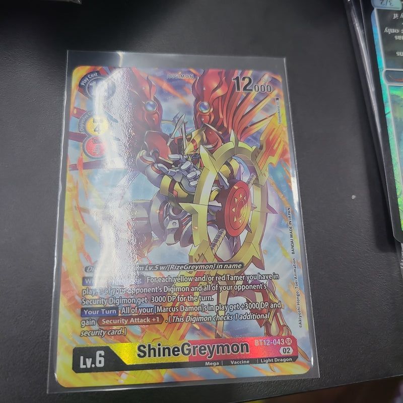 ShineGreymon - SR Alt art BT12-043