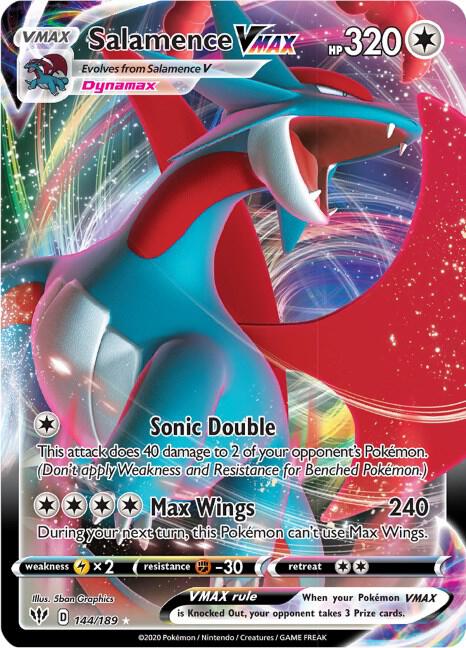 Salamence VMAX - SWSH03: Darkness Ablaze (SWSH03)