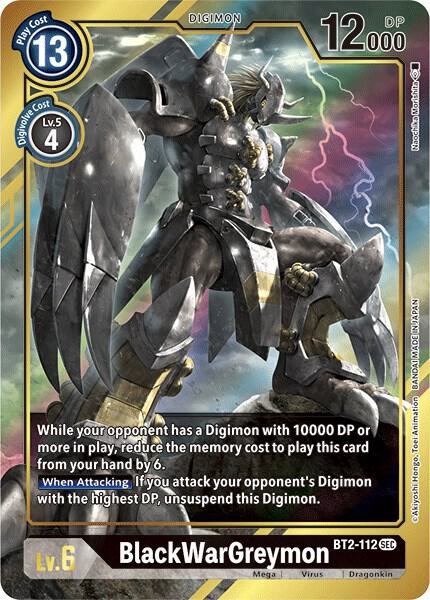 BlackWarGreymon (Alternate Art) - Release Special Booster (BT01-03)