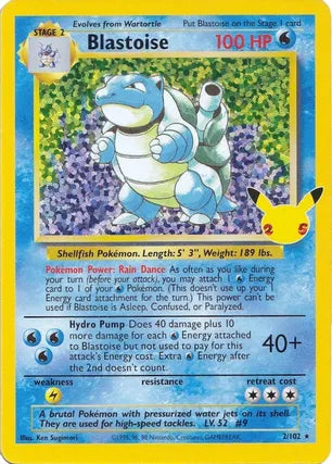 Blastoise - Celebrations: Classic Collection (CCC)