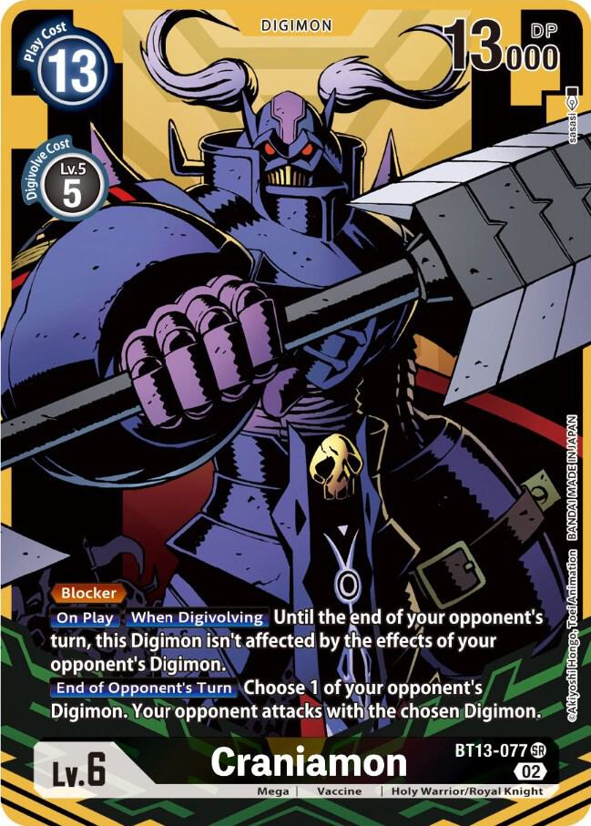 Craniamon (Alternate Art) - Versus Royal Knight Booster BT13-077