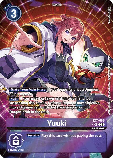 Yuuki (Alternate Art) - Digimon LIBERATOR (EX07)