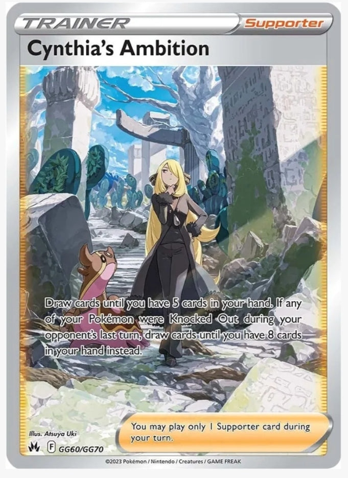 Cynthia's Ambition - Crown Zenith: Galarian Gallery (CRZ:GG) GG60/GG70