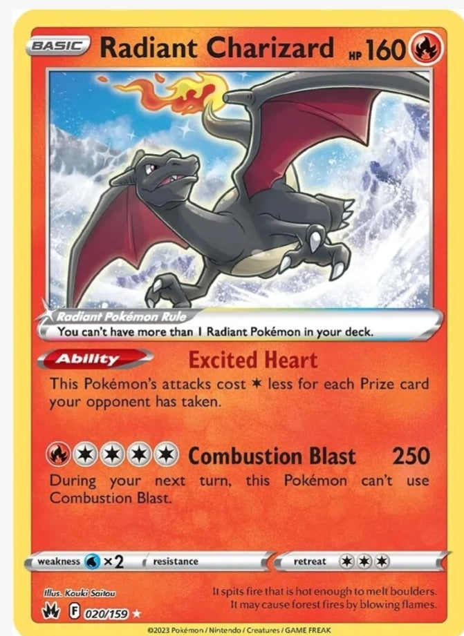 Radiant Charizard - Crown Zenith (CRZ) 020/159