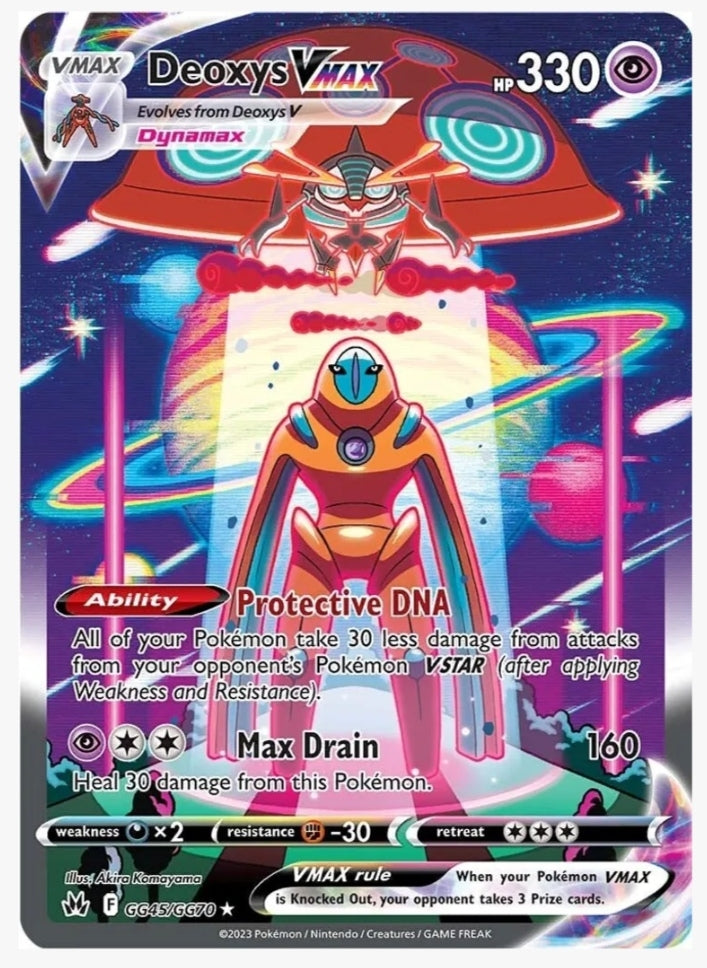 Deoxys VMAX - Crown Zenith: Galarian Gallery (CRZ:GG) GG45/GG70