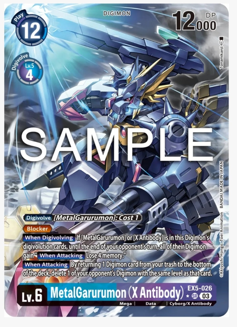 MetalGarurumon (X Antibody) (1 Star Alternate Art) - Animal Colosseum (EX05-026)