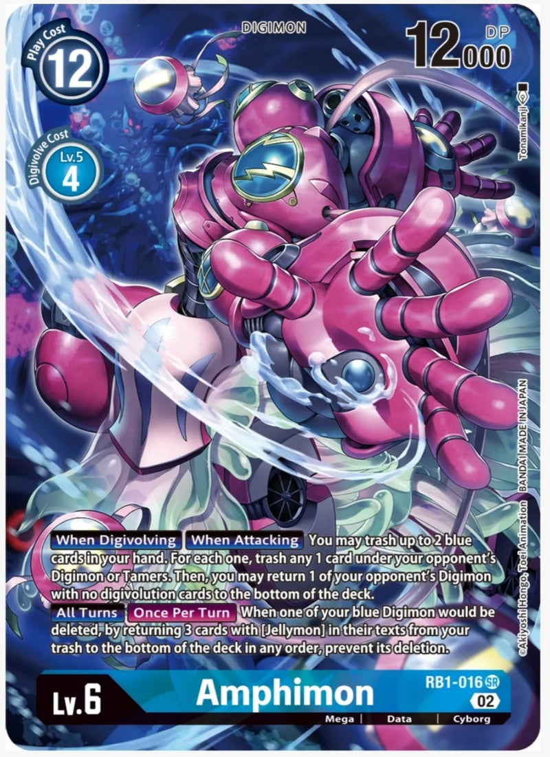 Amphimon (Textured Alternate Art) - Resurgence Booster (RB-01-016)