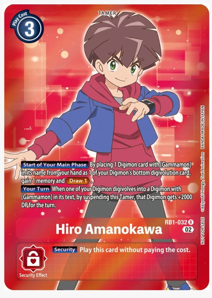 Hiro Amanokawa (Resurgence Booster Box Promotion Pack) - Resurgence Booster (RB-01-032)