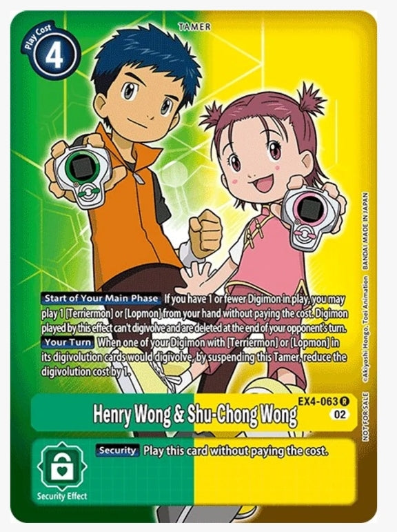 Henry Wong & Shu-Chong Wong (Alternate Art) - Alternative Being Booster (EX04-063)