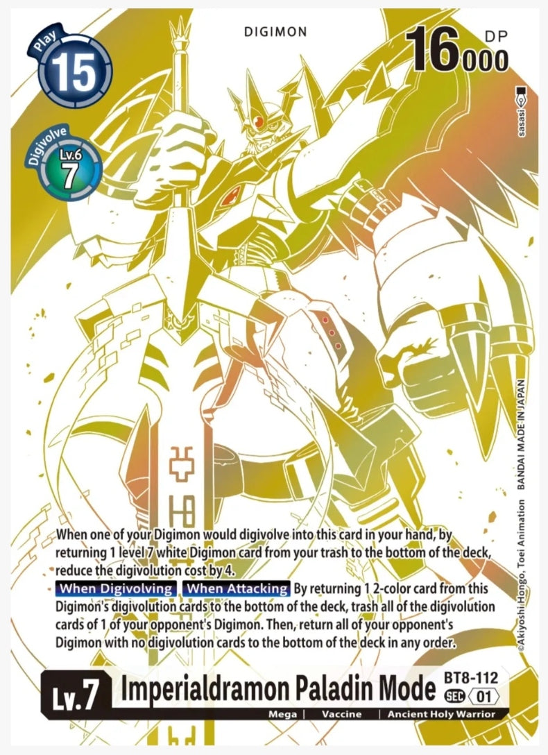 Imperialdramon Paladin Mode (Blast Ace Special Edition) - New Awakening (BT08-112)