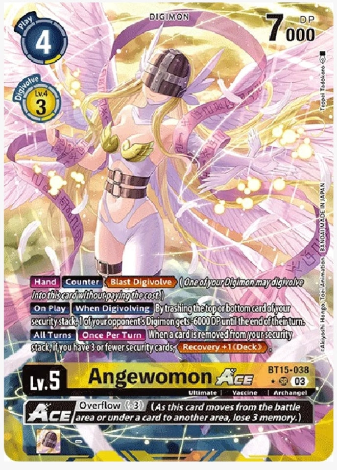 Angewomon Ace (Alternate Art) - Exceed Apocalypse (BT15-38)