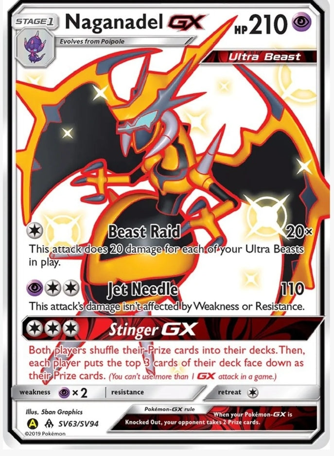 Naganadel GX - Hidden Fates: Shiny Vault (HIF:SV)