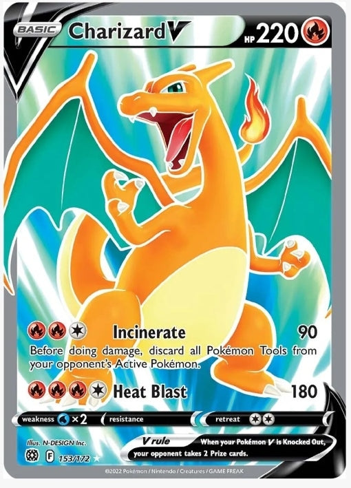 Charizard V (Full Art) - SWSH09: Brilliant Stars (SWSH09)