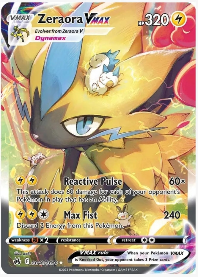 Zeraora VMAX - Crown Zenith: Galarian Gallery (CRZ:GG)