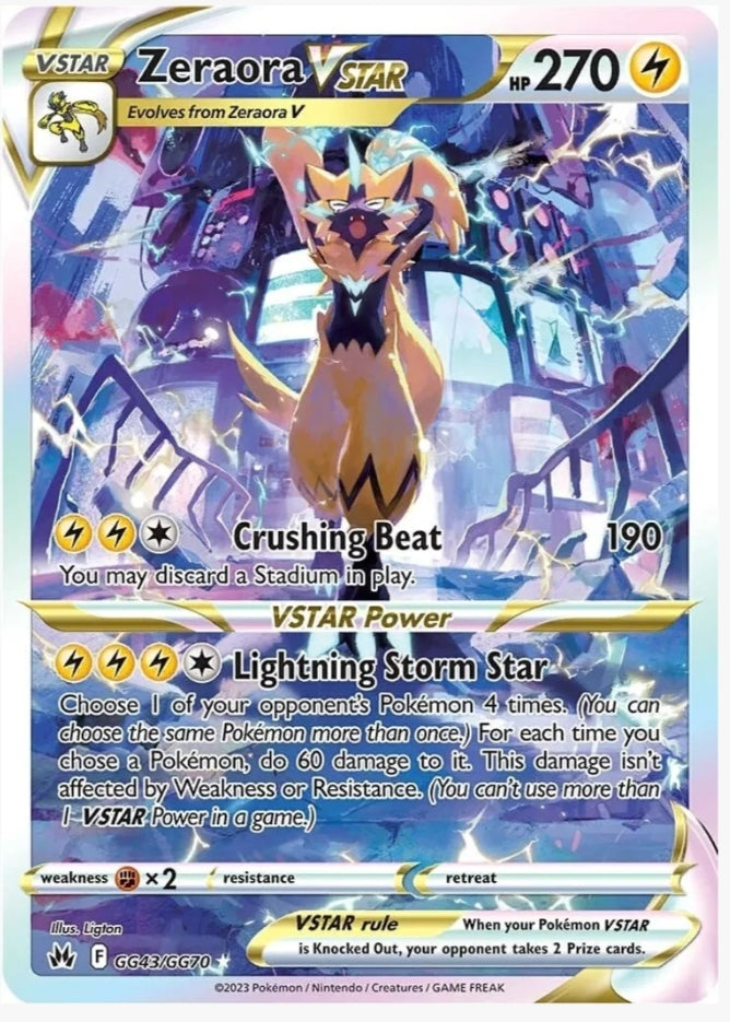 Zeraora VSTAR - Crown Zenith: Galarian Gallery (CRZ:GG)