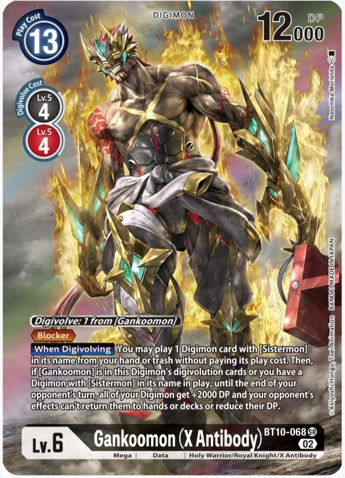 Gankoomon (X Antibody) (Alternate Art) - Xros Encounter (BT10)