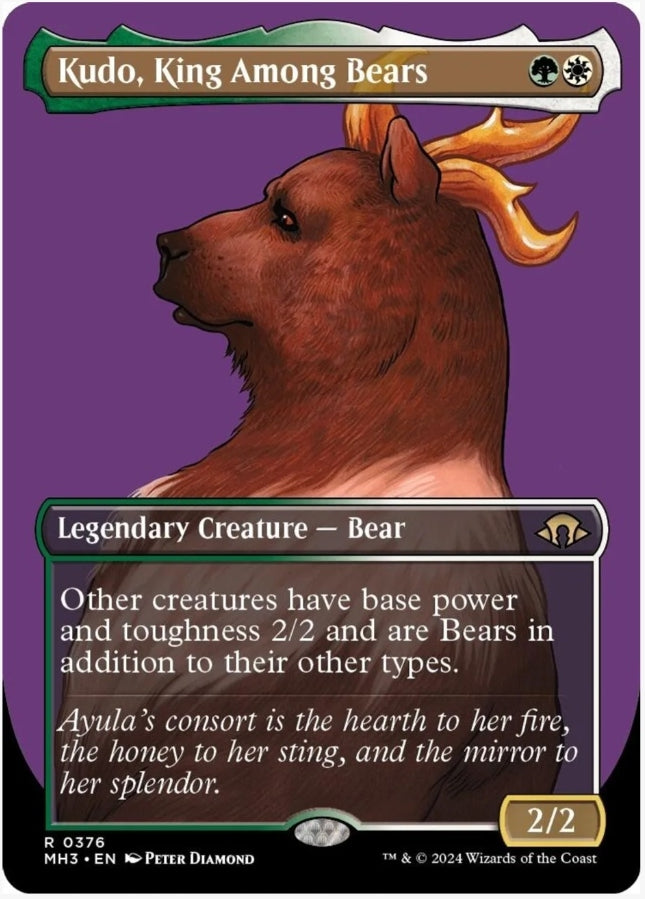 Kudo, King Among Bears (Borderless) - Modern Horizons 3 (MH3)