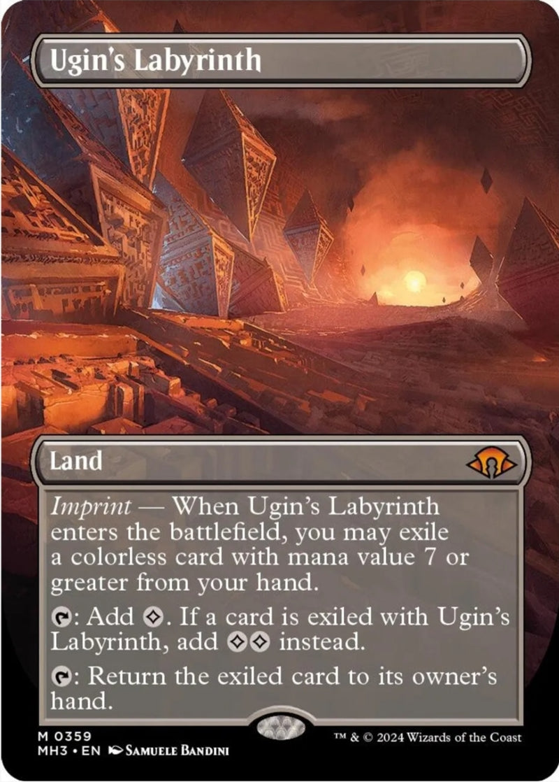 Ugin's Labyrinth (Borderless) - Modern Horizons 3 (MH3)