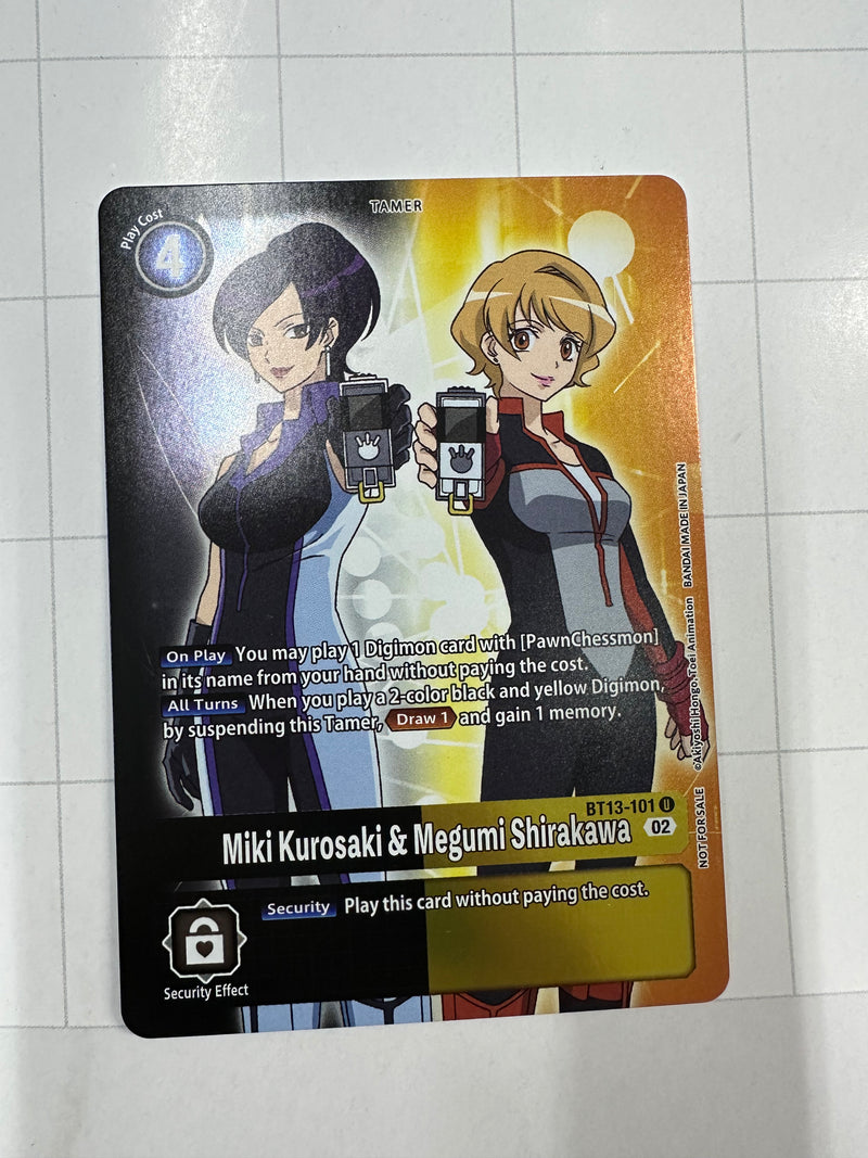 Miki Kurosaki & Megumi Shirakawa (Box Topper) - Versus Royal Knight Booster BT13-101