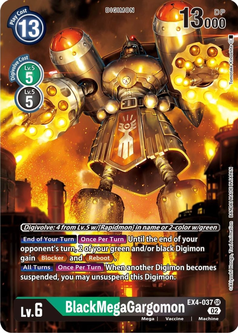 BlackMegaGargomon (Alternate Art) - Alternative Being Booster EX4-037