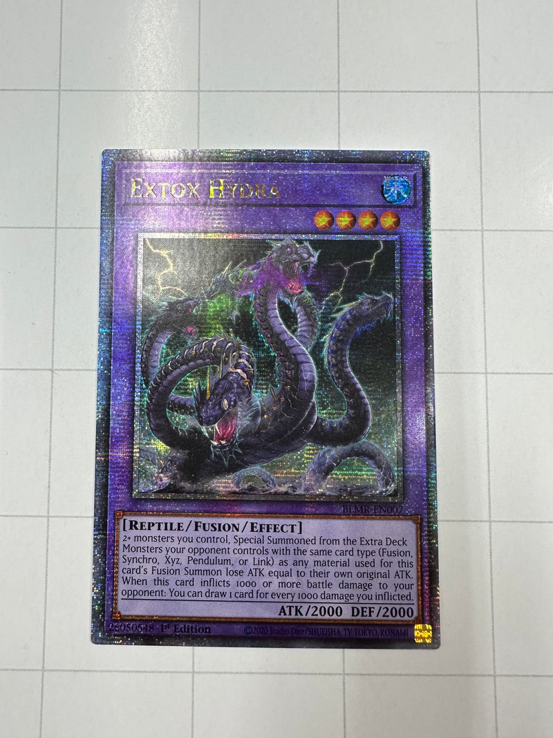 Extox Hydra (Quarter Century Secret Rare) - Battles of Legend: Monstrous Revenge BLMR-EN007