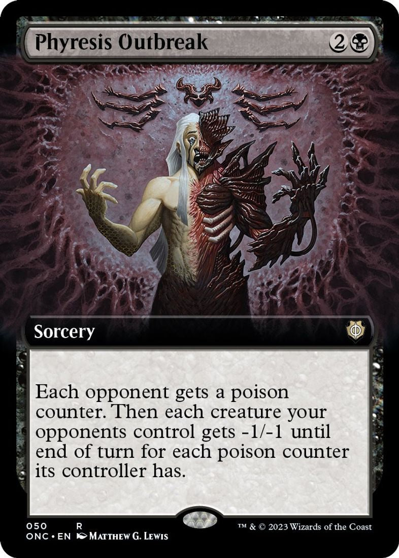 Phyresis Outbreak (Extended Art) - Commander: Phyrexia: All Will Be One (ONC)