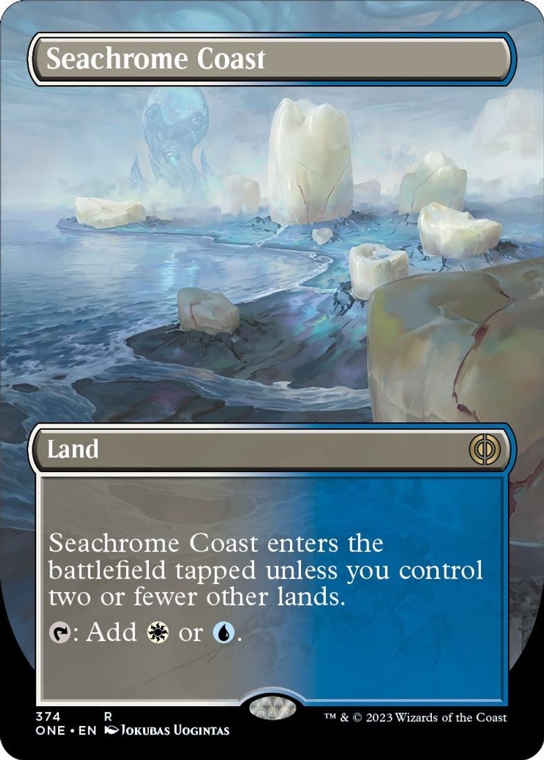Seachrome Coast (Borderless) - Phyrexia: All Will Be One (ONE)