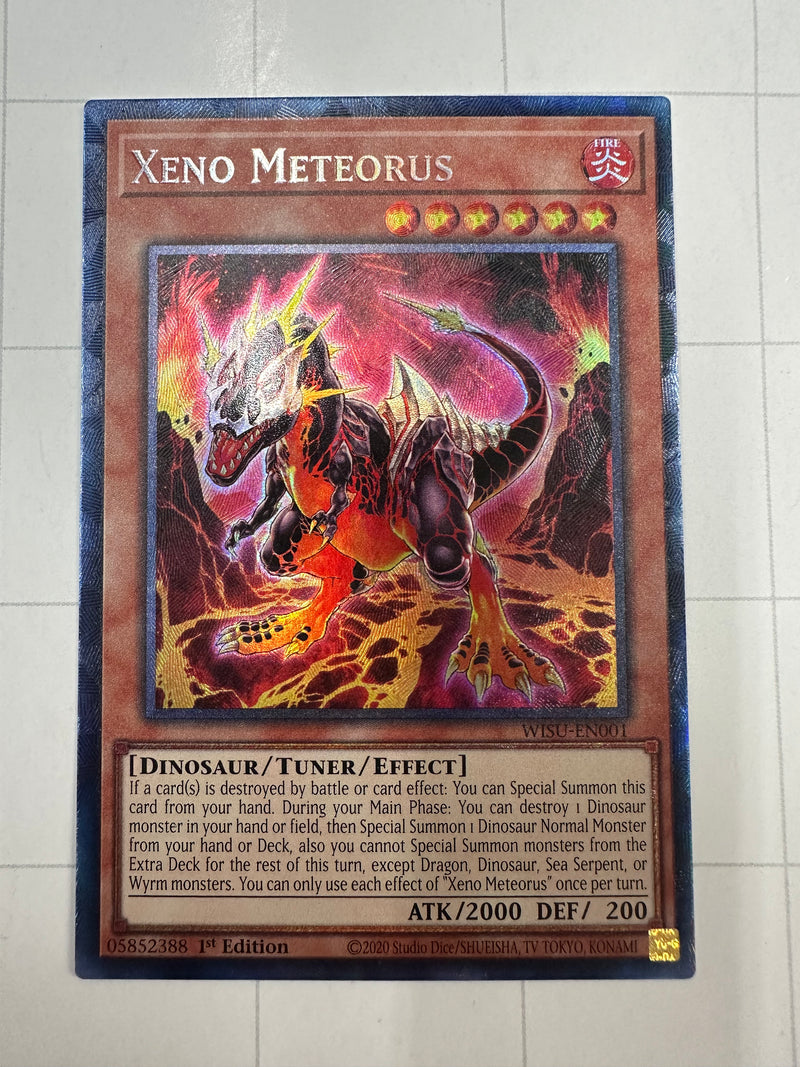 Yugioh Xeno Meteorus WISU-EN001 Wild Survivors Collector’s Rare Near mint