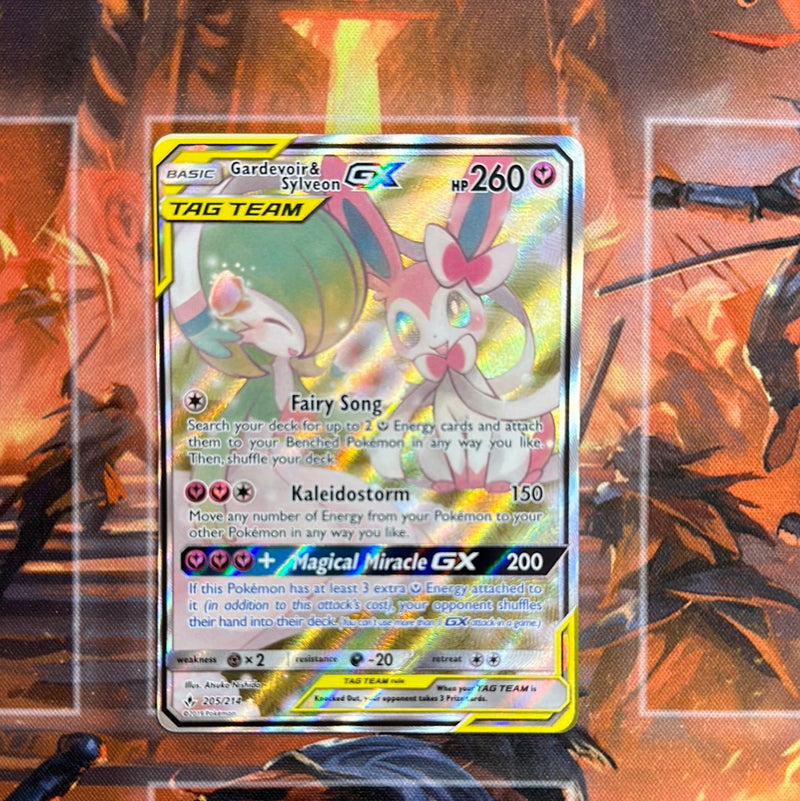 Gardevoir & Sylveon GX (205) (Alternate Full Art) - SM - Unbroken Bonds (SM10)205/214