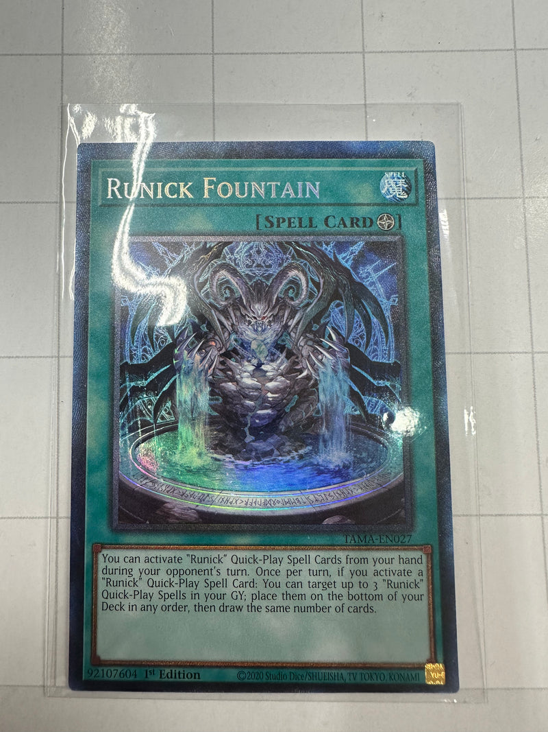 Runick Fountain (CR) - Tactical Masters TAMA-EN027