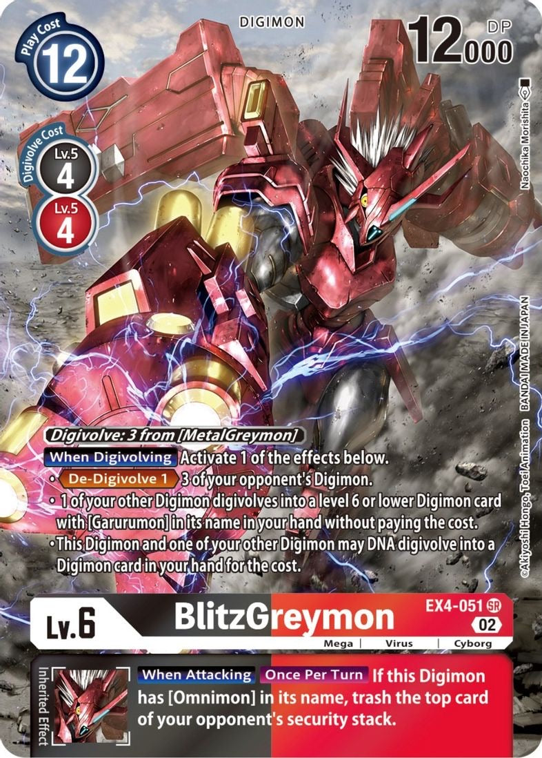 BlitzGreymon (Alternate Art) - Alternative Being Booster EX4-051