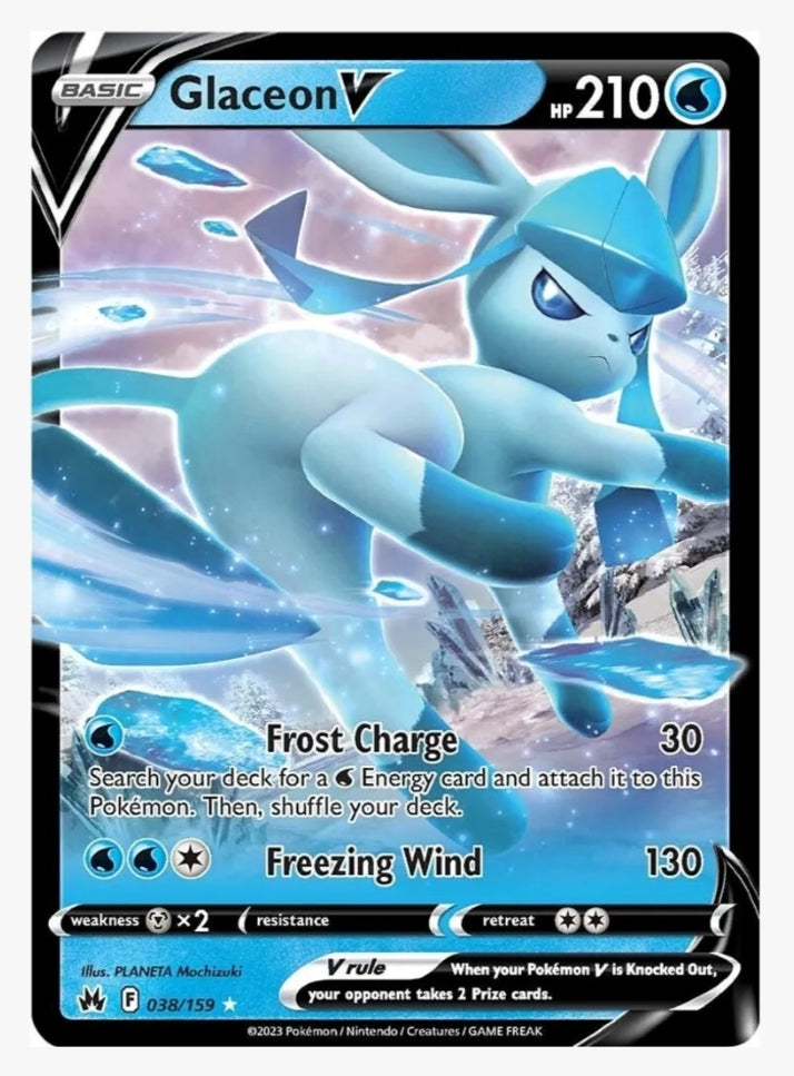 Glaceon V - Crown Zenith (CRZ) 038/159