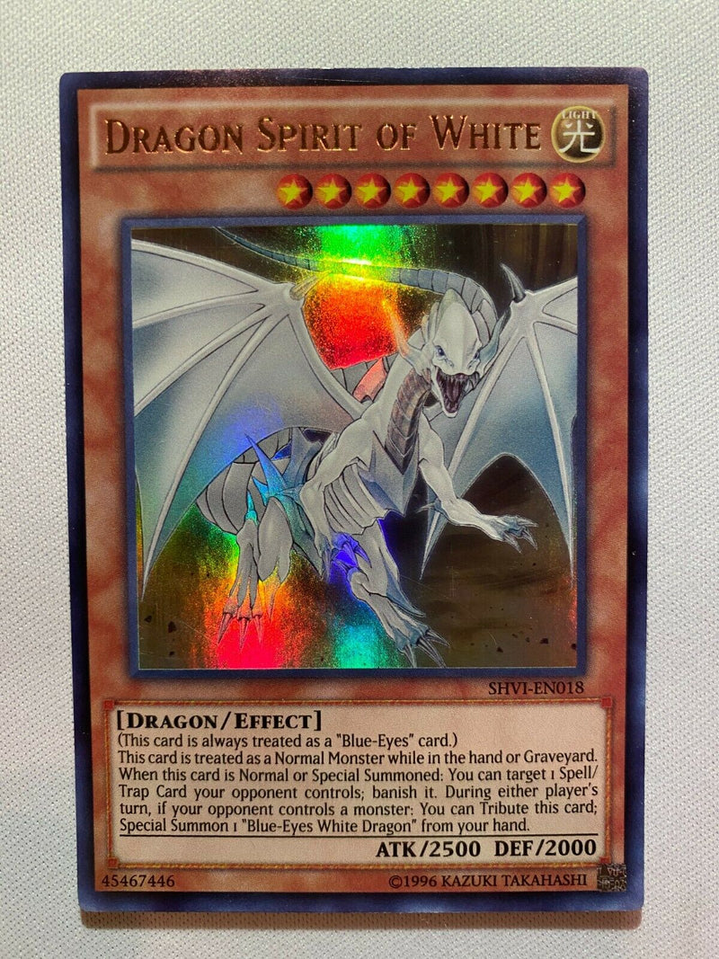 Yugioh Dragon Spirit of White SHVI-EN018 Ultra Rare Unlimited Near Mint