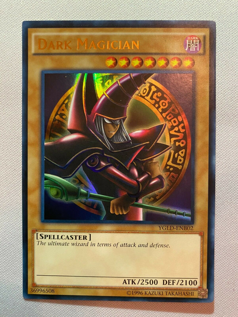Yugioh Dark Magician YGLD-ENB02 Unlimited Ultra Rare Near Mint